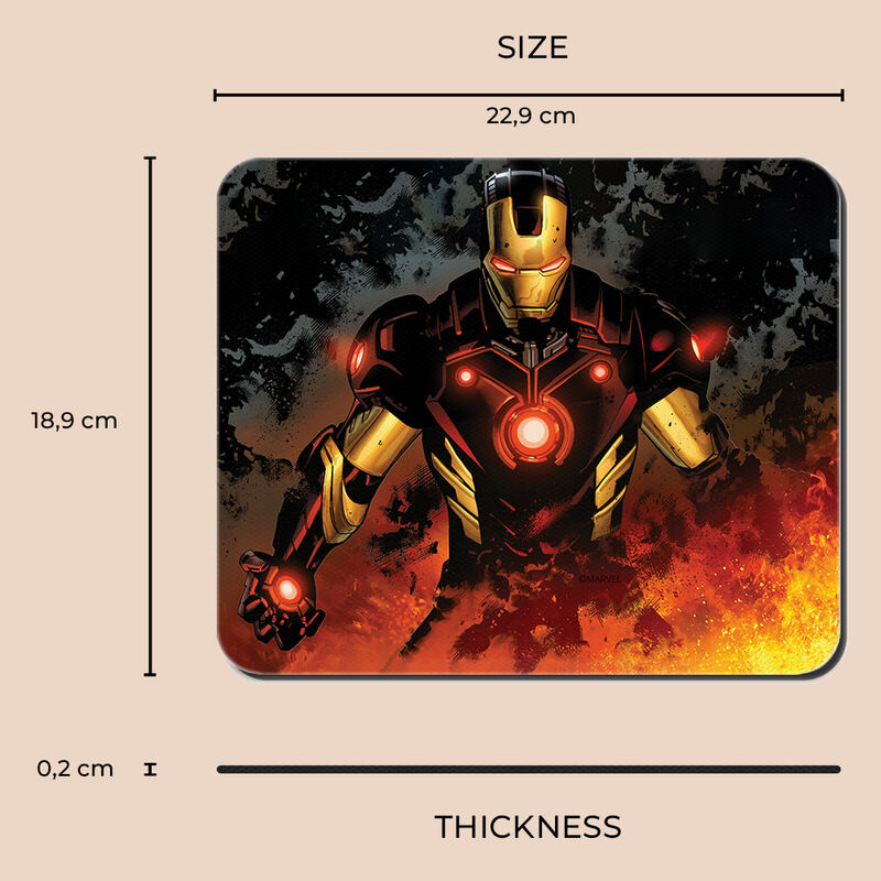 Imagen 3 de Alfombrilla Raton Iron Man Marvel