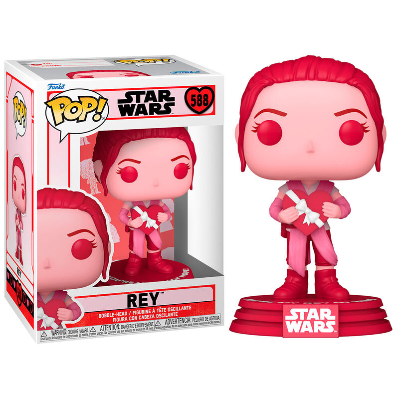 Imagen 2 de Figura Pop Star Wars Valentines Rey