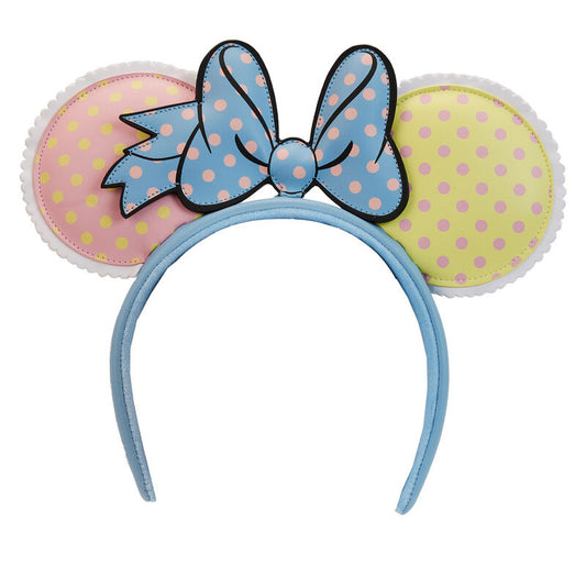 Imagen 1 de Diadema Orejas Pastel Polka Dot Minnie Mouse Disney