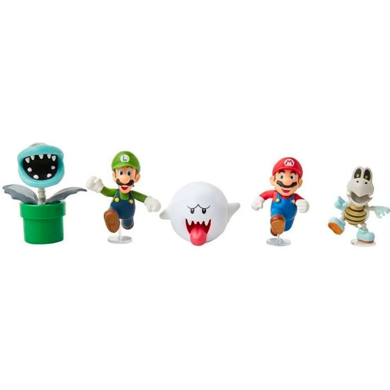 Imagen 2 de Blister Figuras Super Mario Bros 6Cm