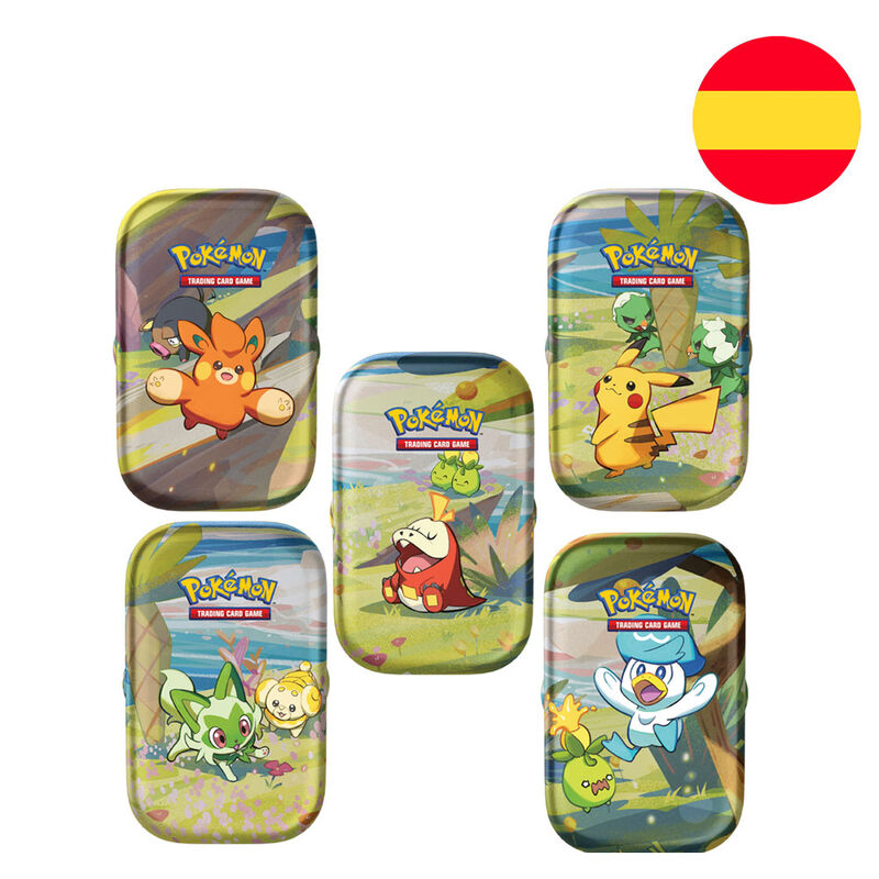 Imagen 1 de Mini Lata Juego Cartas Coleccionables Pokemon Surtido Español
