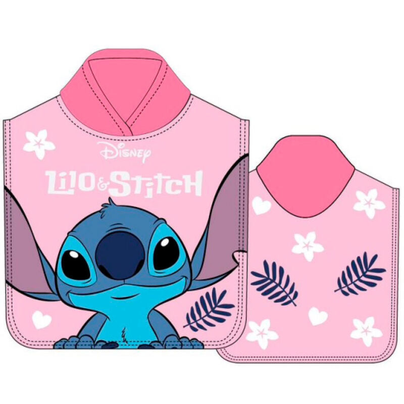 Imagen 1 de Poncho Toalla Stitch Disney Microfibra