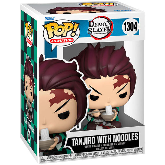 Imagen de Figura Pop Demon Slayer Kimetsu No Yaiba Tanjiro With Noodles parte de nuestra colección en Espadas y más, sitio oficial.