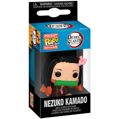 Imagen 1 de Llavero Pocket Pop Demon Slayer Kimetsu No Yaiba Nezuko Kamado