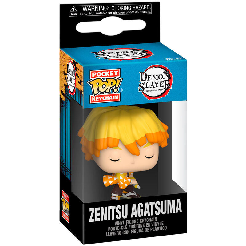 Imagen 1 - Llavero Pocket Pop Demon Slayer Kimetsu No Yaiba Zenitsu Agatsuma