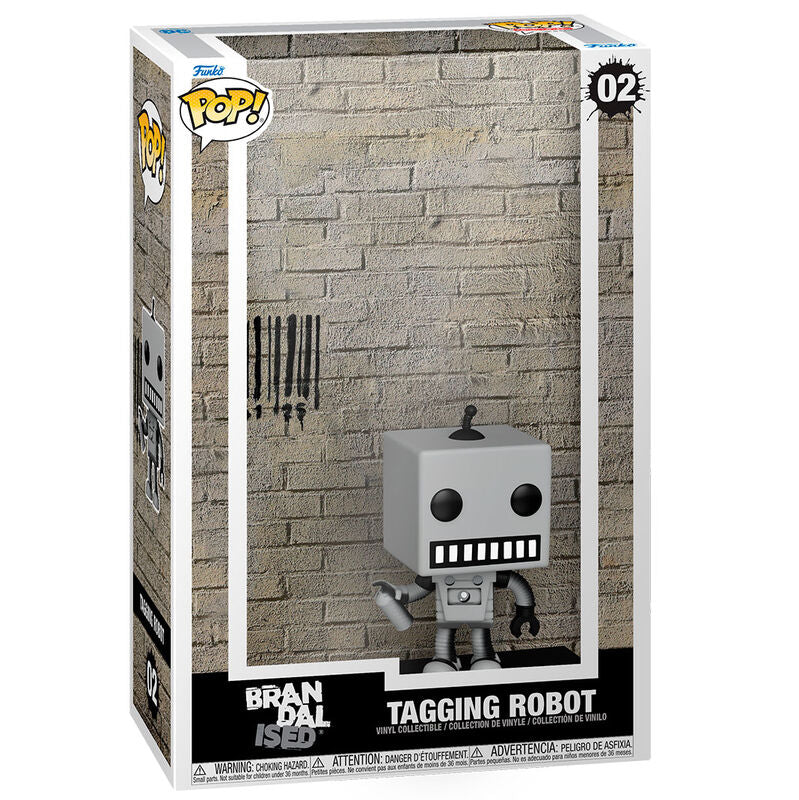 Imagen 1 de Figura Pop Art Cover Brandalised Tagging Robot