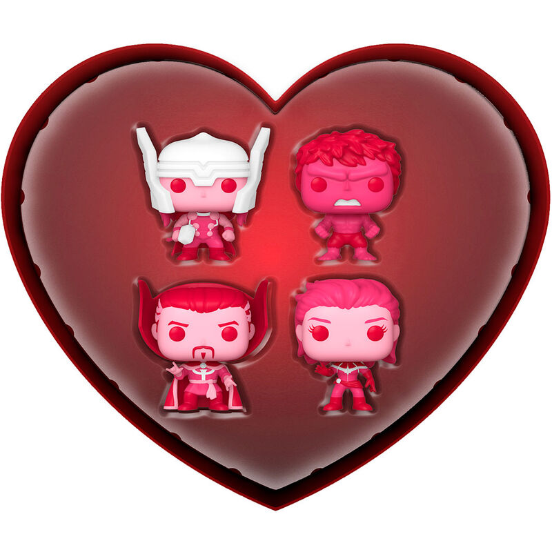 Imagen 3 de Caja Metalica 4 Pocket Pop Marvel Classic San Valentin