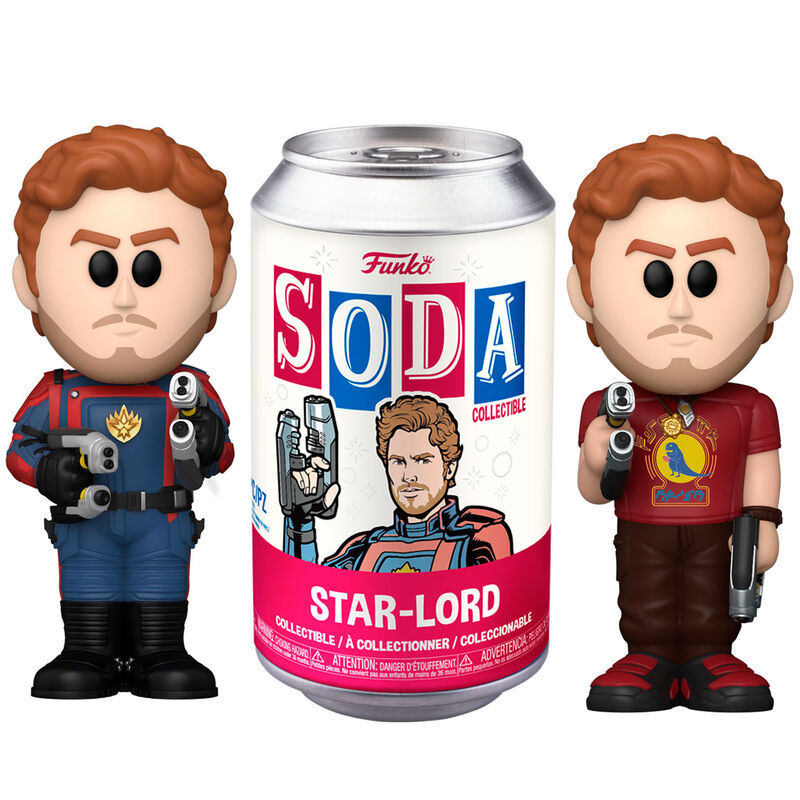 Imagen 1 de Figura Vinyl Soda Marvel Guardianes De La Galaxia Star-Lord 5 + 1 Chase