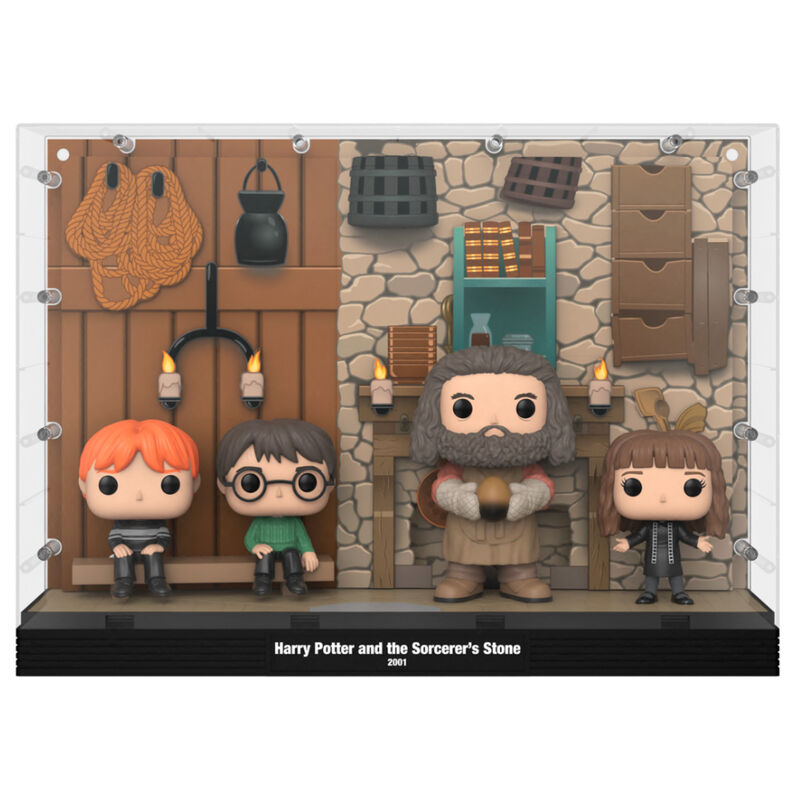 Imagen 2 de Figura Pop Moments Deluxe Harry Potter Hagrids Hut