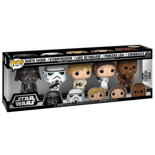 Imagen 1 de Blister 5 Figuras Pop Star Wars Classics Exclusive