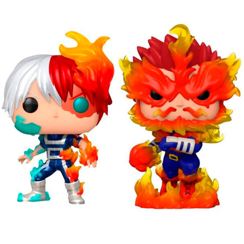 Imagen 1 de Blister 2 Figuras Pop My Hero Academia Shoto Todoroki & Endeavor Exclusive