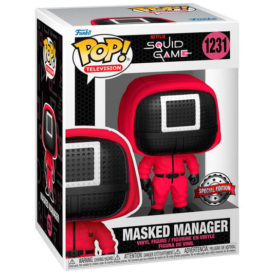 Imagen 1 de Figura Pop El Juego Del Calamar Masked Manager Exclusive