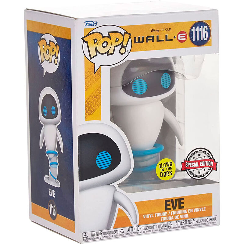 Imagen 1 de Figura Pop Disney Pixar Wall-E Eve Exclusive