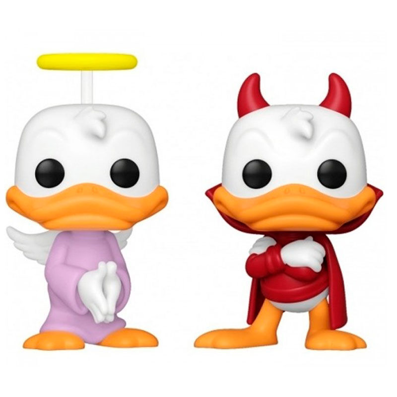 Imagen 2 de Blister 2 Figuras Pop Disney Donald Duck - Donald Angel & Devil Exclusive