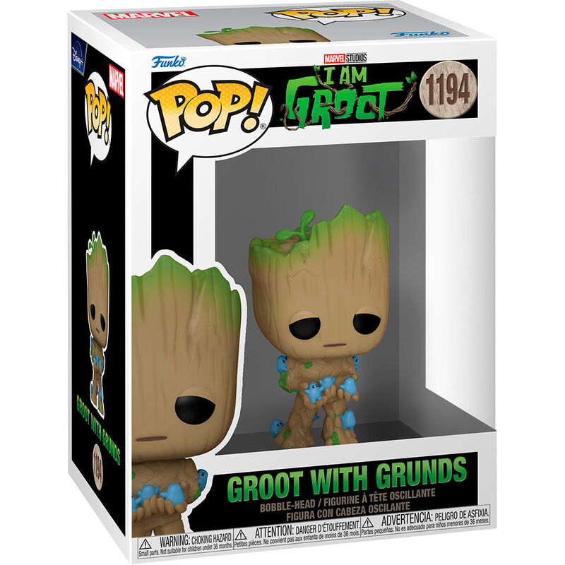 Imagen 1 de Figura Pop Marvel I Am Groot - Groot With Grunds