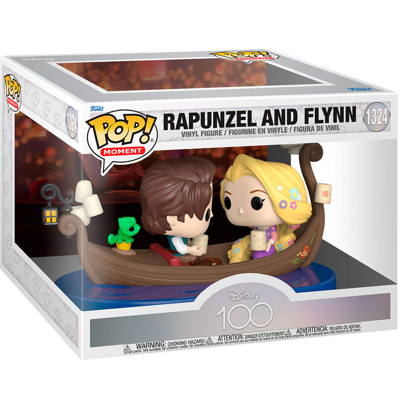Imagen 1 - Figura Pop Disney 100Th Anniversary Rapunzel & Flynn
