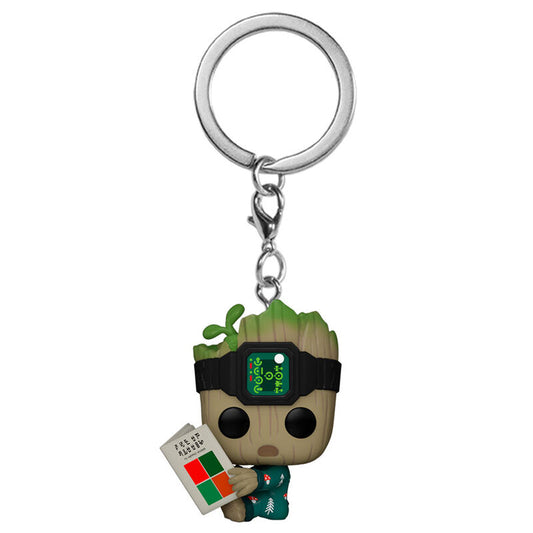 Imagen de Llavero Pocket Pop Marvel I Am Groot - Groot With Onesie parte de nuestra colección en Espadas y más, sitio oficial.