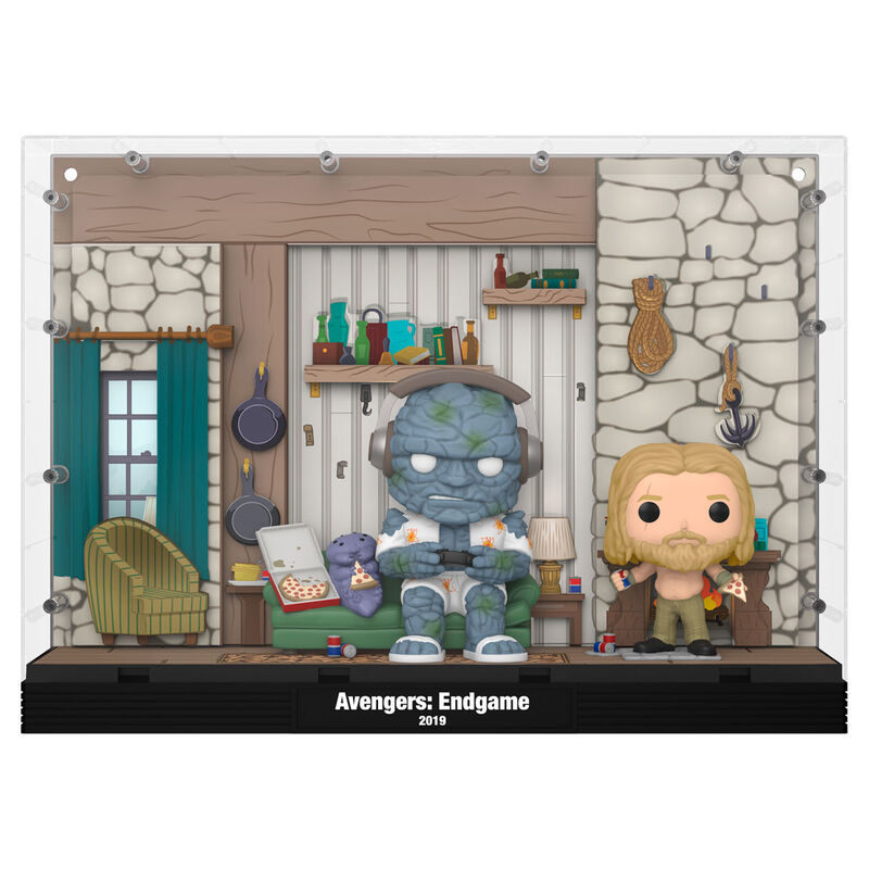 Imagen 2 de Figura Pop Moments Deluxe Marvel Los Vengadores Avengers Thor House