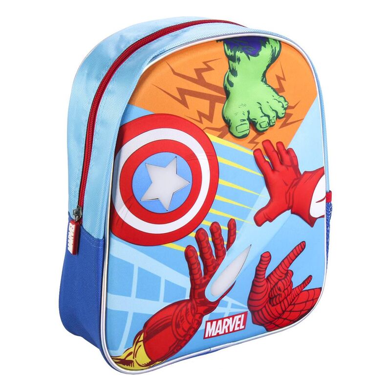 Imagen 1 - Mochila 3D Luces Los Vengadores Avengers Marvel 31Cm