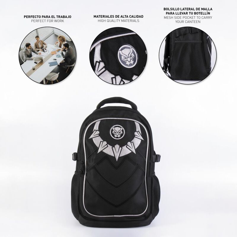 Imagen 4 de Mochila Casual Black Panther Marvel  47Cm