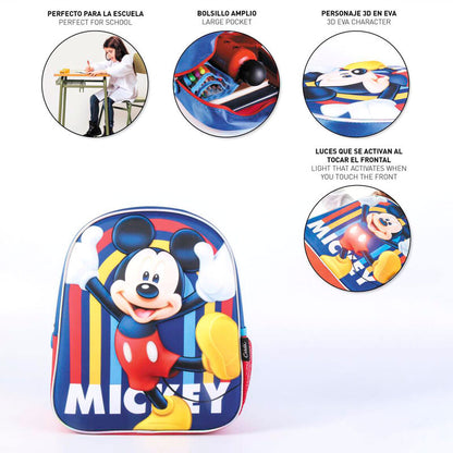 Imagen 4 de Mochila 3D Luces Mickey Disney 31Cm