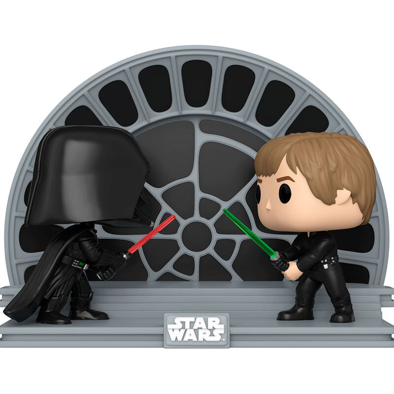 Imagen 2 de Figura Pop Star Wars 40Th Darth Vader Vs Luke Skywalker