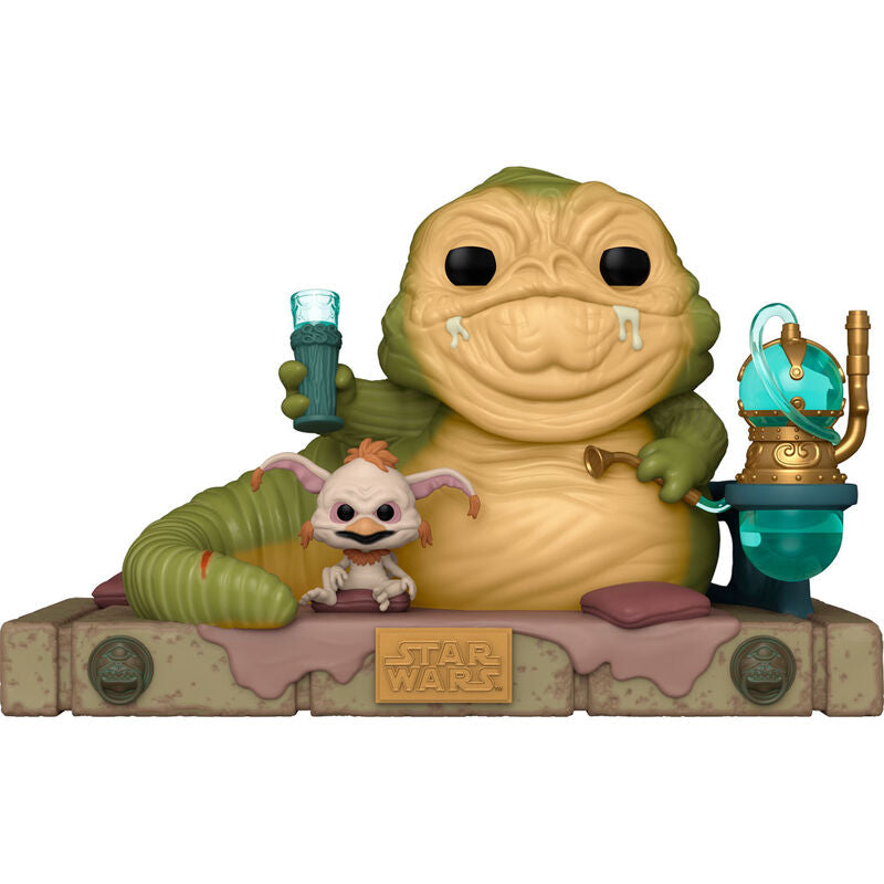 Imagen 2 de Figura Pop Star Wars 40Th Jabba The Hutt & Salacious B Crumb