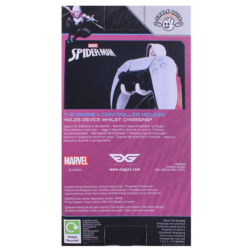 Imagen 5 de Cable Guy Soporte Sujecion Figura Spider Gwen Spiderman Marvel 20Cm