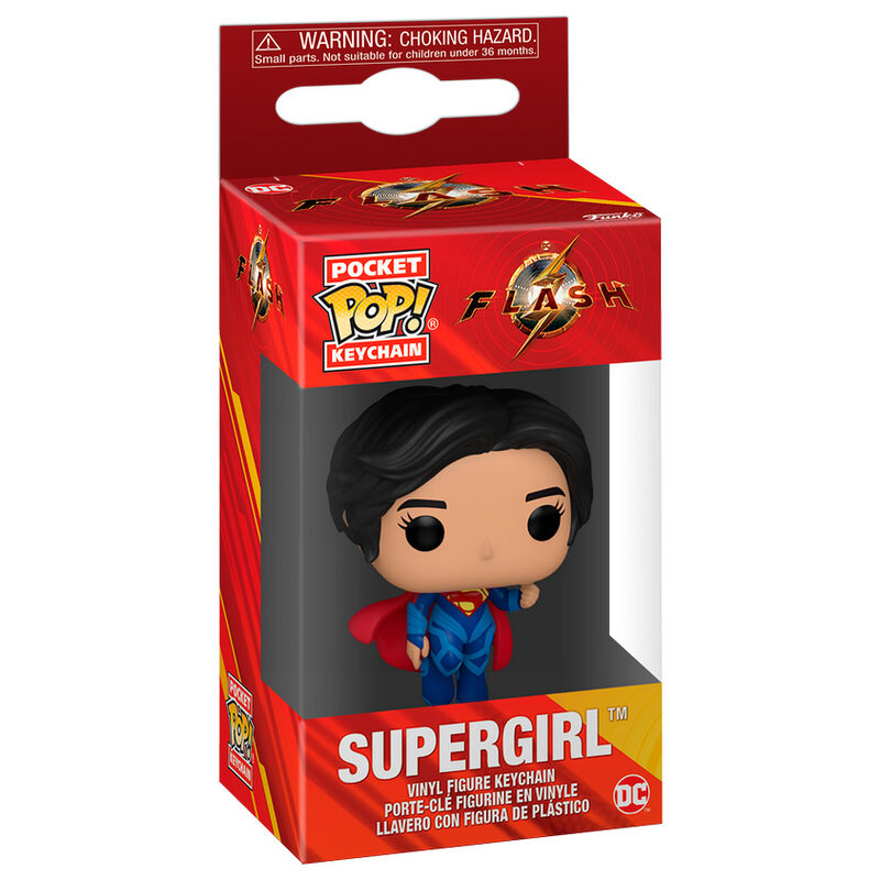 Imagen 1 de Llavero Pocket Pop Dc Comics The Flash Supregirl