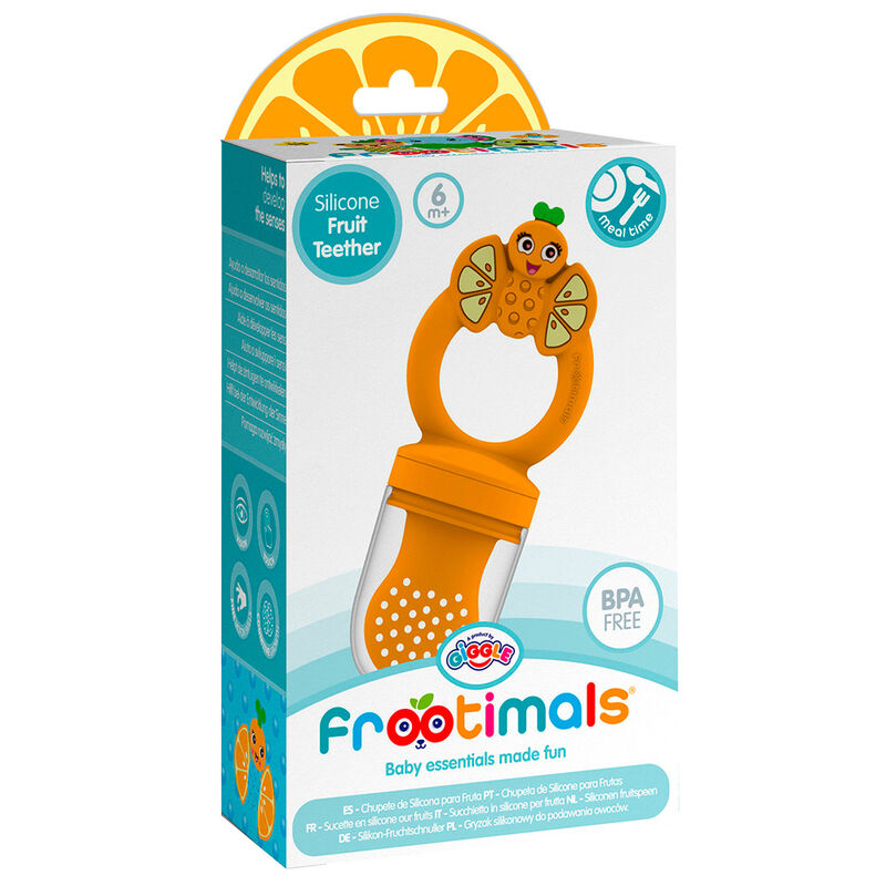 Imagen de Chupete Silicona Para Fruta Orangiefly Frootimals parte de nuestra colección en Espadas y más, sitio oficial.