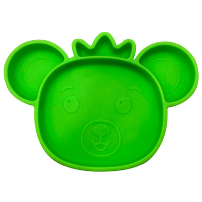 Imagen 1 de Plato Silicona Antideslizante Bubba Tropibear Frootimals