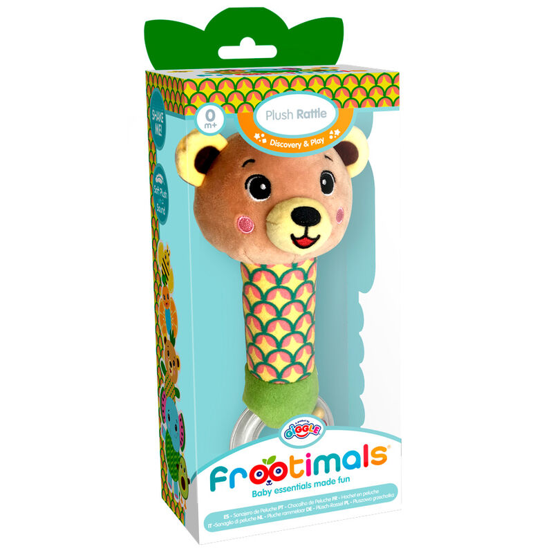Imagen 2 de Sonajero Peluche Bubba Tropibear Frootimals