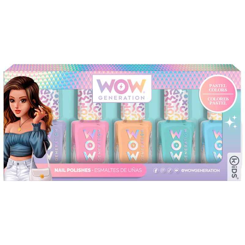 Imagen 1 - Blister Set 5 Botes Esmalte Uñas Wow Generation