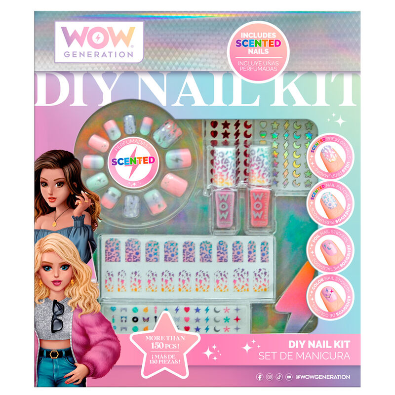 Imagen 1 - Blister Set Manicura Perfumadas Wow Generation