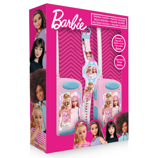 Imagen de Blister Reloj Digital + Walkie Talkie Barbie parte de nuestra colección en Espadas y más, sitio oficial.