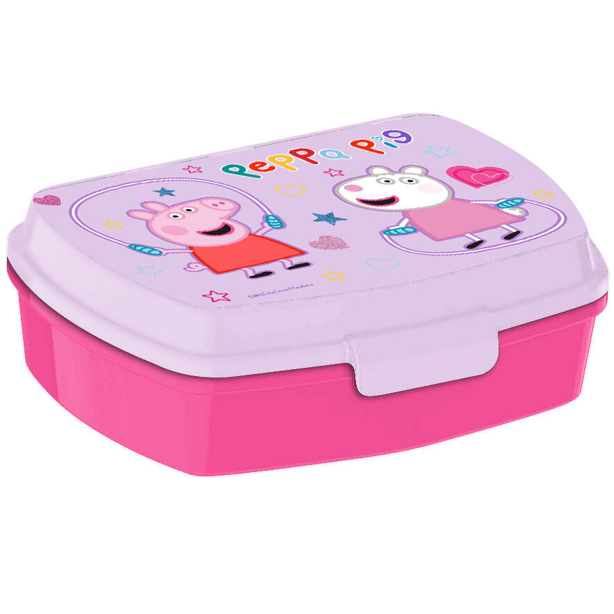 Imagen 3 de Sandwichera + Cantimplora Aluminio Peppa Pig 500Ml