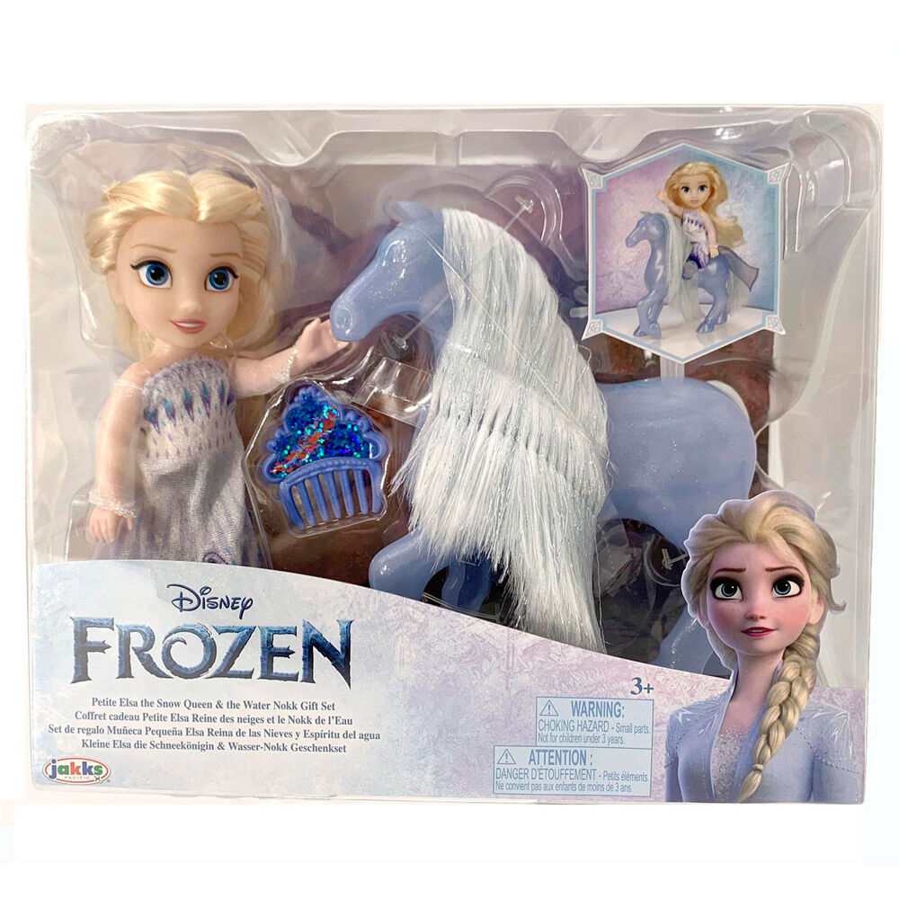 Imagen 3 - Muñeca Elsa + Nokk Frozen Disney 15Cm