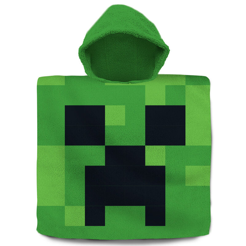 Imagen 1 de Poncho Toalla Minecraft Algodon