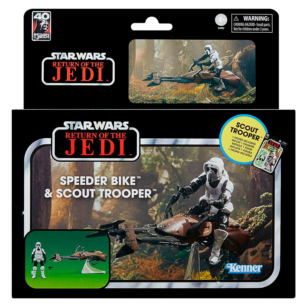 Imagen 2 de Figura Scout Trooper Return Of The Jedi Star Wars 9,5Cm