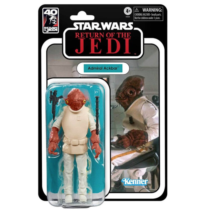 Imagen 1 de Figura Admiral Ackbar 40Th Anniversary Return Of The Jedi Star Wars 15Cm