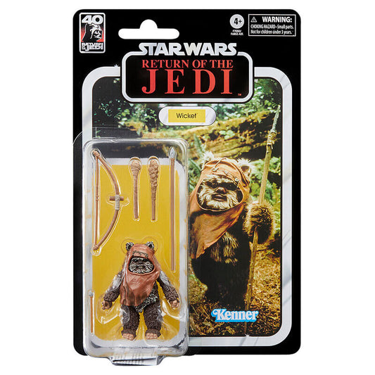 Imagen 1 de Figura Wicket 40Th Anniversary Return On The Jedi Star Wars 15Cm