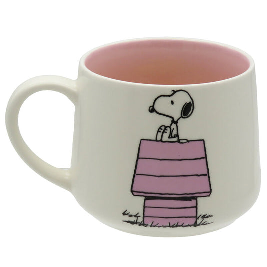 Imagen 1 de Taza Figura 3D Caseta Rosa Snoopy 355Ml