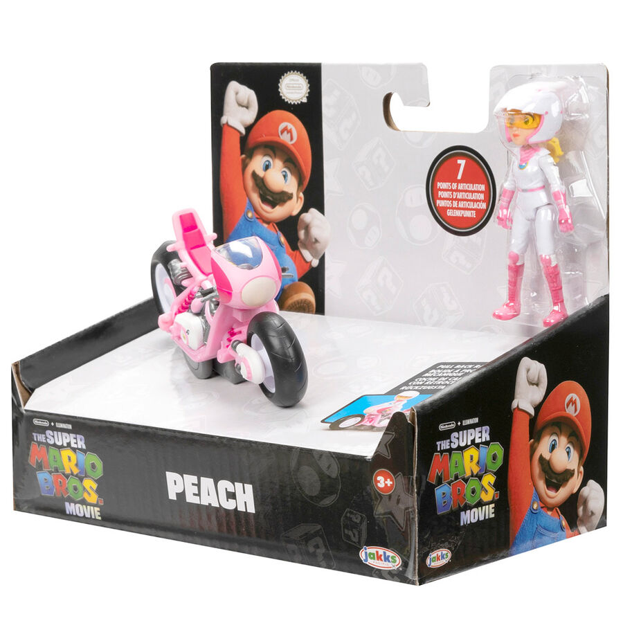 Imagen 7 de Figura Peach Kart La Pelicula Mario Kart 7Cm