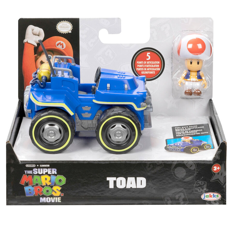 Imagen 1 de Figura Toad Kart La Pelicula Mario Kart 7Cm