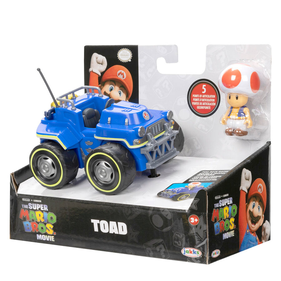 Imagen 7 de Figura Toad Kart La Pelicula Mario Kart 7Cm