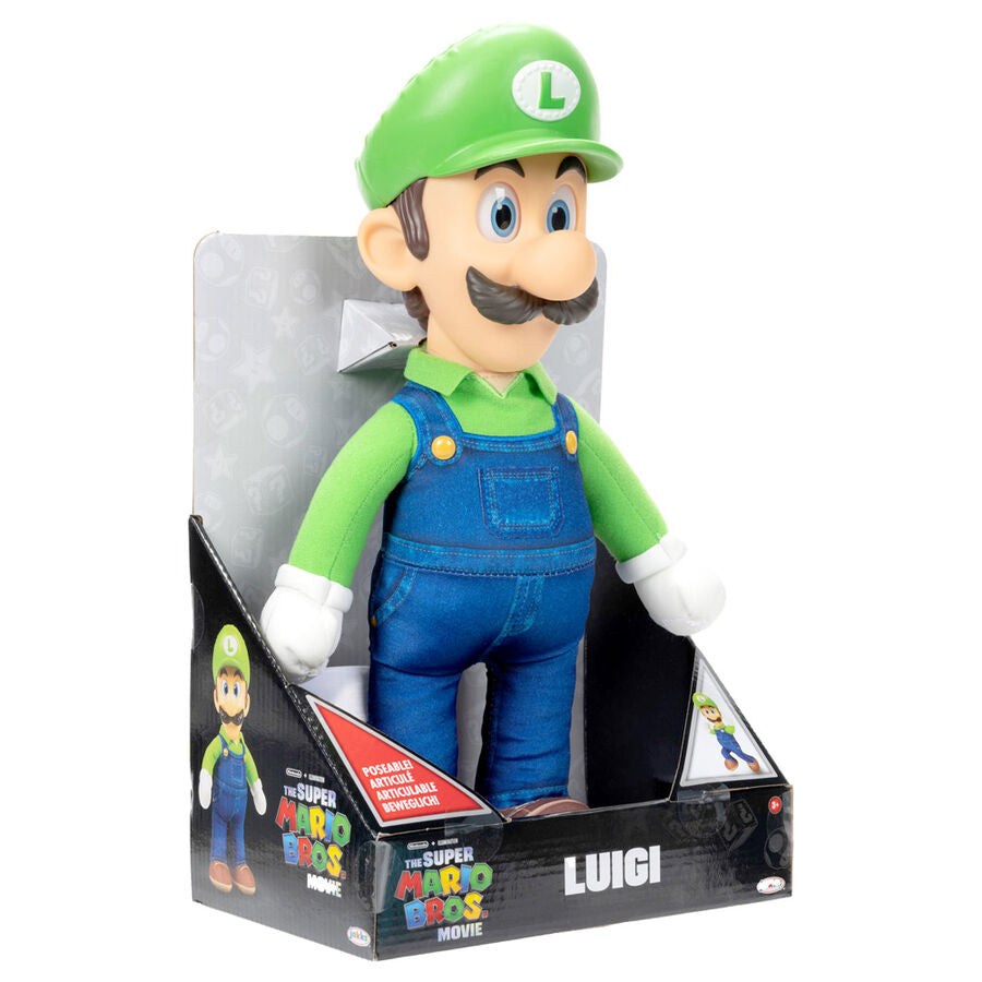 Imagen 6 de Peluche Luigi La Pelicula Super Mario Bros 30Cm