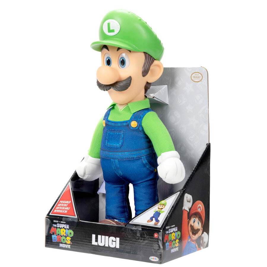 Imagen 9 de Peluche Luigi La Pelicula Super Mario Bros 30Cm