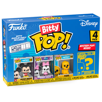 Imagen 1 de Blister 4 Figuras Bitty Pop Disney Mickey