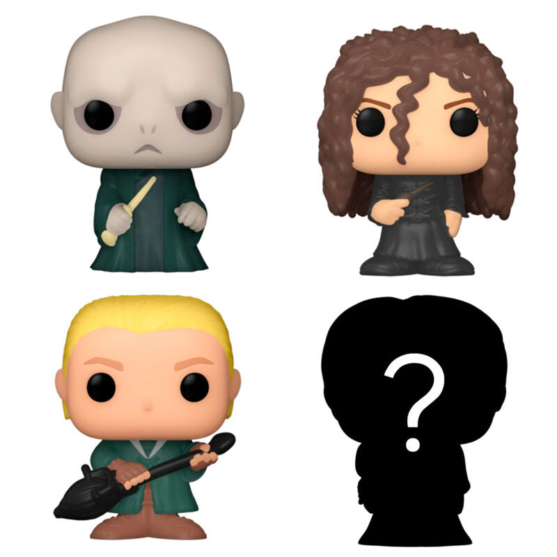 Imagen 2 de Blister 4 Figuras Bitty Pop Harry Potter Voldemort