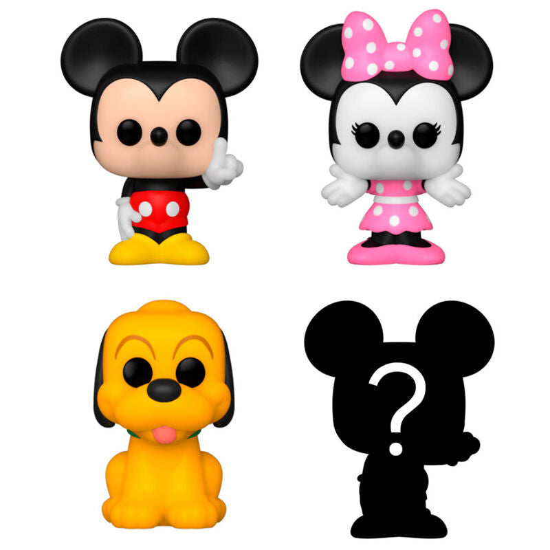 Imagen 2 de Blister 4 Figuras Bitty Pop Disney Mickey